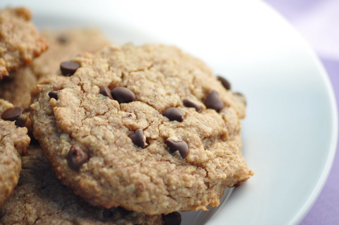 Vegan Gluten-Free Almond Butter Chocolate Chip Cookies