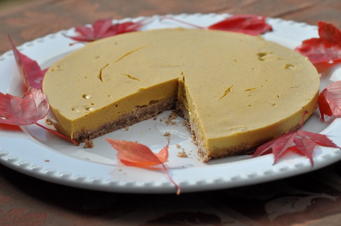 Vegan Gluten-Free Pumpkin Cheesecake Soy-Free