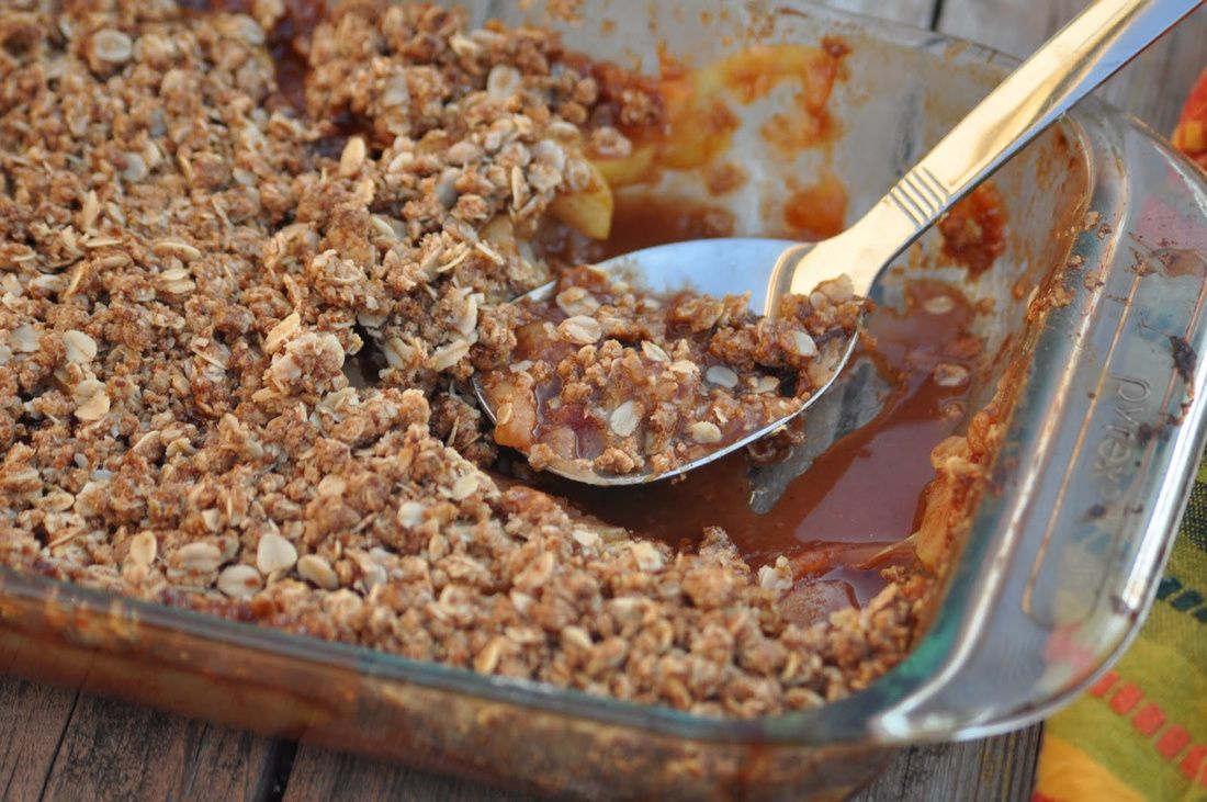 Coconut Sugar Apple Crisp Gluten-Free Vegan
