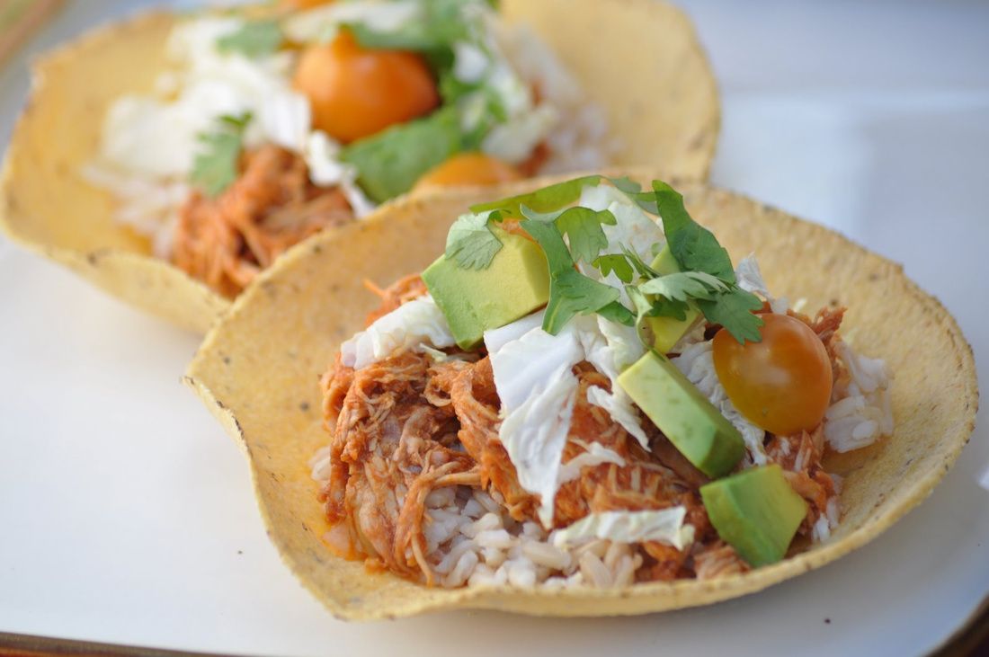 Slow Cooked Chicken Taco Filling