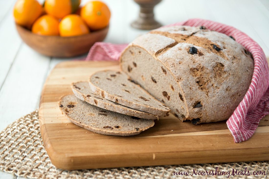 Gluten-Free Buckwheat Cinnamon Raisin Bread