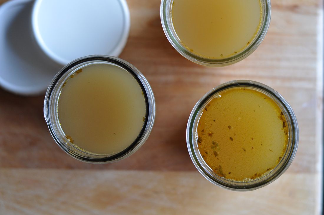 How to Make Chicken Stock with Nettles