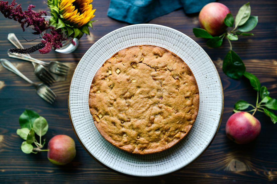 GRAIN-FREE DAIRY-FREE APPLE-WALNUT CAKE-2