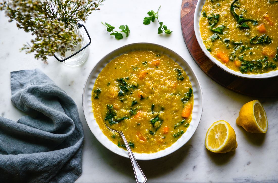 SOOTHING RED LENTIL SOUP 2024