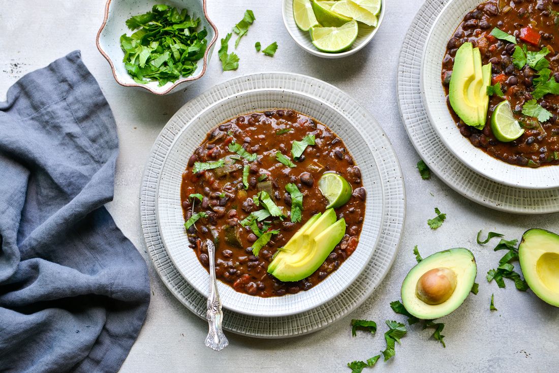 pressure cooker black bean chili