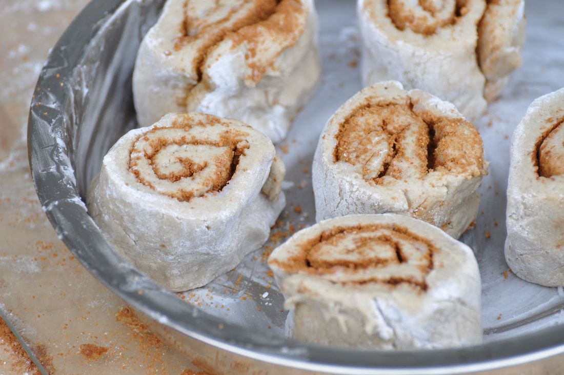 Yeast-Free Gluten-Free Buckwheat Cinnamon Rolls Vegan