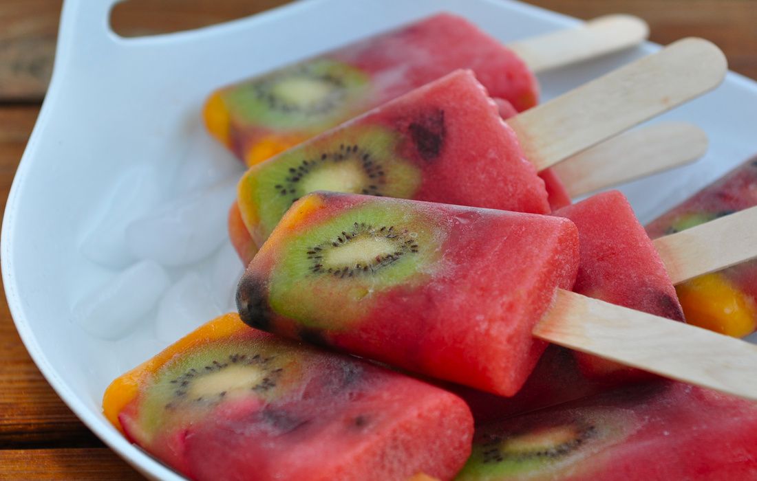 Sugar-Free Watermelon Whole Fruit Popsicles