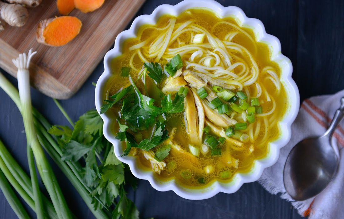 Immune-Boosting Chicken Noodle Soup Jars