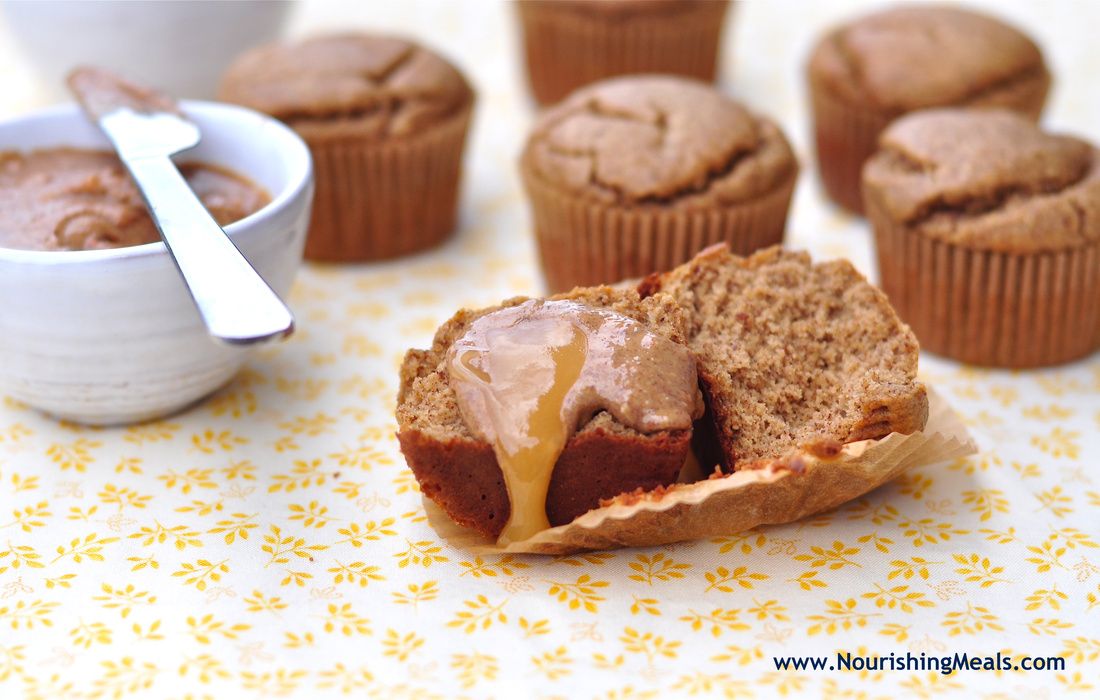 Banana Almond Butter Muffins (gluten-free, grain-free, dairy-free)