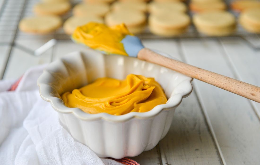 Dairy-Free Sweet Potato Buttercream Frosting (refined sugar-free, vegan)