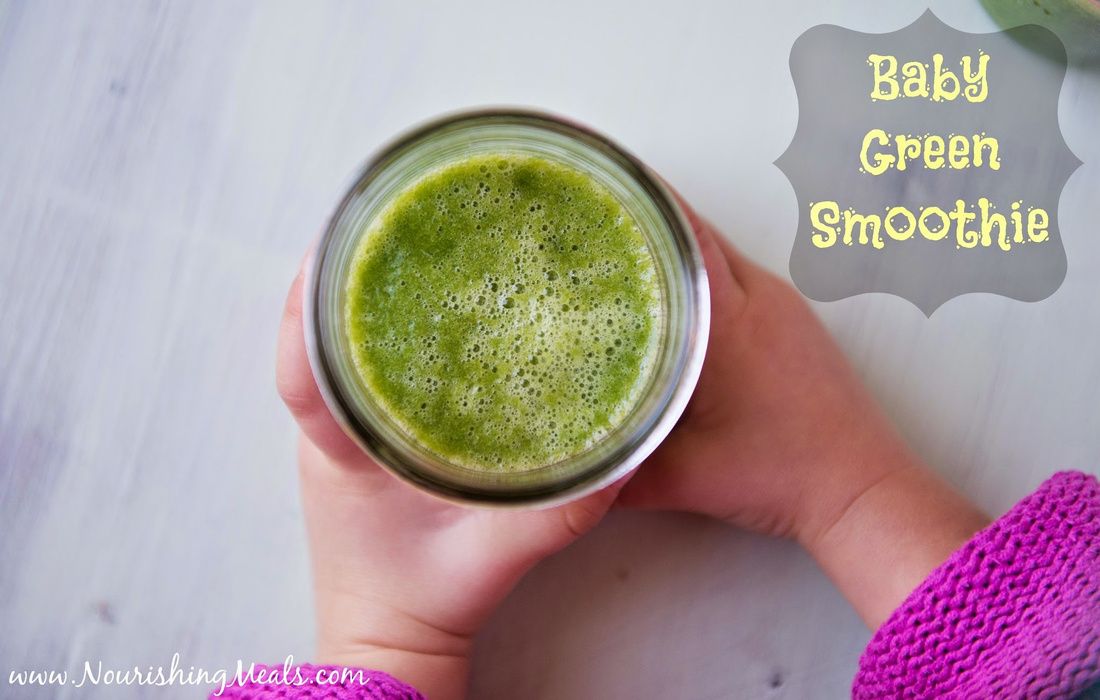 Avocado Green Smoothie for Baby + Toddler (HEATHLY) - Baby Foode