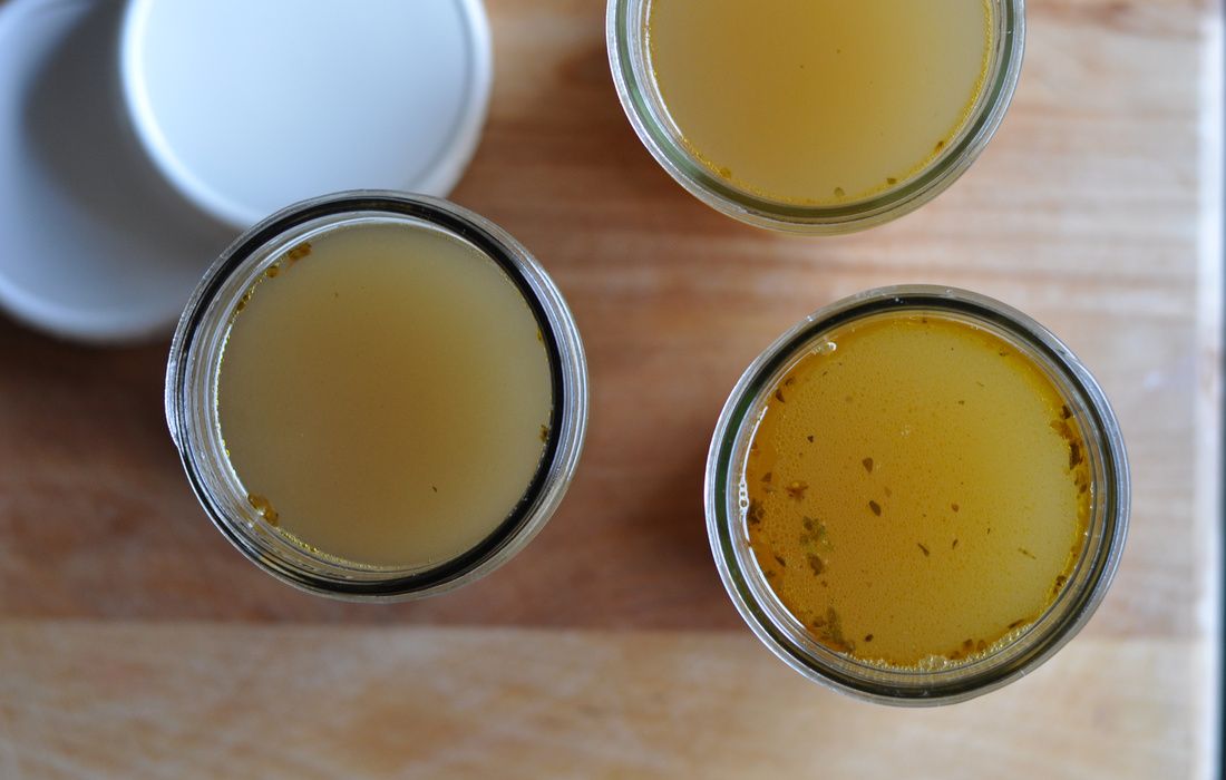 How to Make Chicken Stock with Nettles