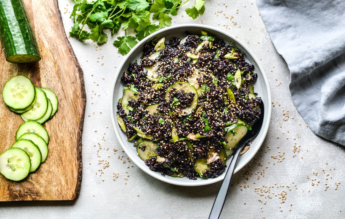 BLACK RICE AND CUCUMBER SALAD-2