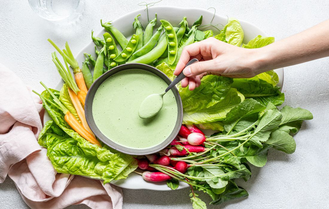 Yogurt Green Goddess Dip and Dressing