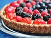 Raw Berry Tart with a Coconut Pastry Cream (vegan, gluten-free)