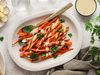 Cumin Roasted Carrots with Lemon Tahini Sauce