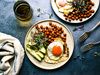 FRIED HARISSA CHICKPEAS AND EGGS-1