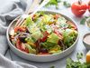 Italian Greens Salad with Red Wine Vinaigrette