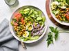 Mediterranean Chickpea, Egg, and Vegetable Salad