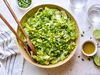 ROMAINE AND CILANTRO SALAD WITH LIME-OLIVE OIL DRESSING-1