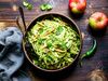 SPICY CABBAGE APPLE SLAW WITH COTTAGE CHEESE LIME CILANTRO DRESSING-1