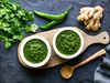 SPICY INDIAN RAW CILANTRO CHUTNEY-1