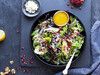 Fall Salad with Pomegranates, Walnuts, and Feta 
