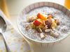 Raw Chia Peach Breakfast Porridge
