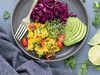 Scrambled Eggs with Cilantro and Tomatoes 