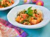 Quick Curried Chickpeas and Potatoes 