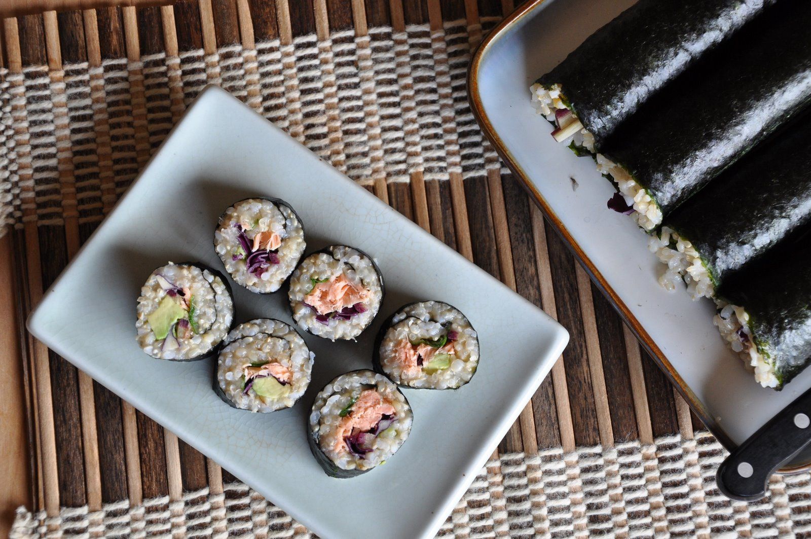 Nori Rolls with Sticky Brown Rice