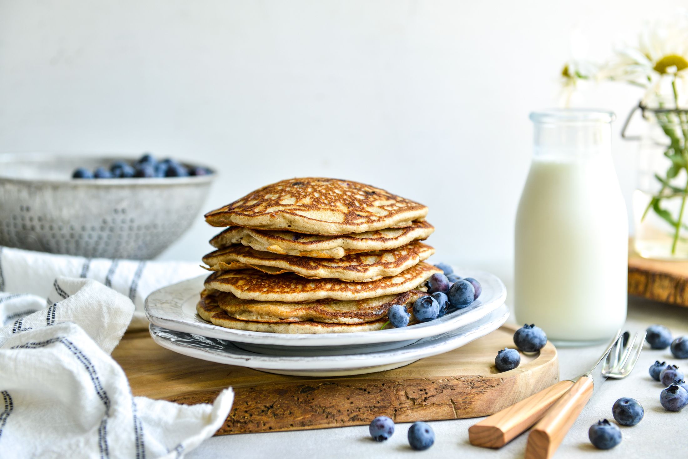 BLUEBERRY BUTTERMILK BUCKWHEAT PANCAKES-1