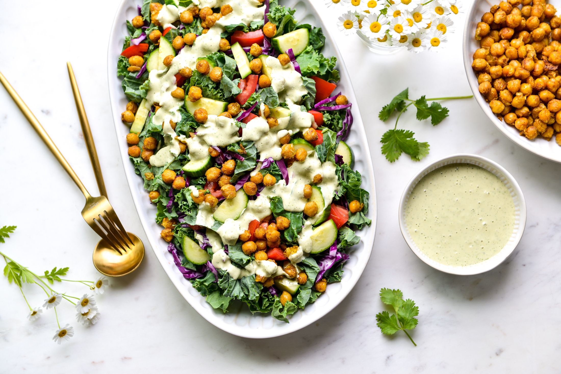 CURRIED CHICKPEA-KALE-CUCUMBER SALAD-2