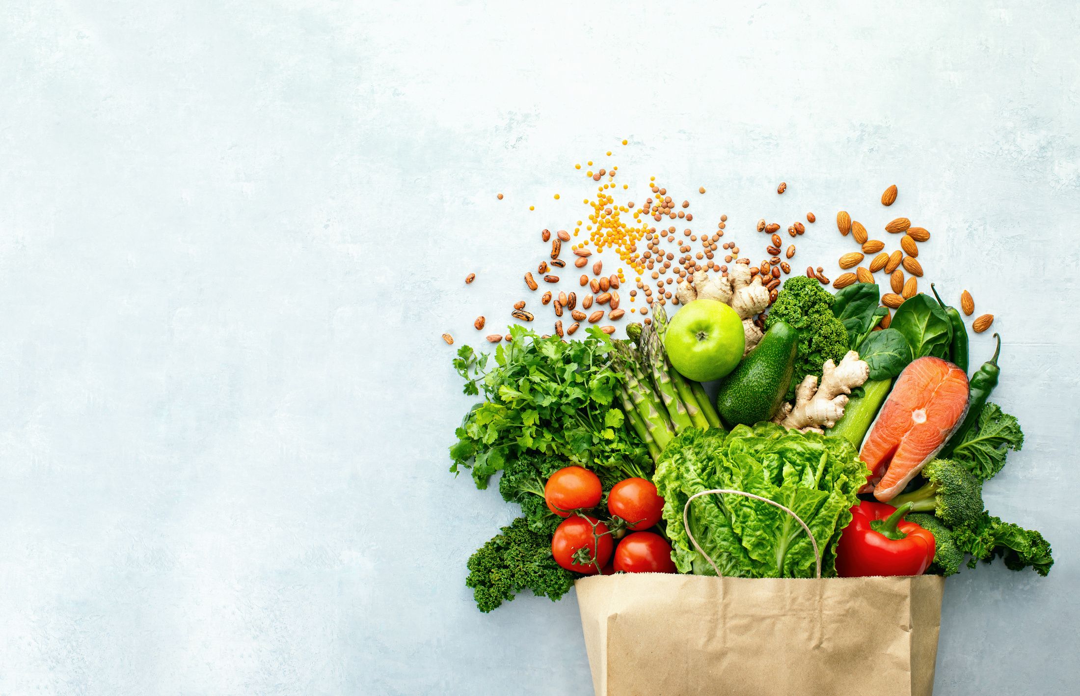 GROCERY BAG-HEALTHY FOODS