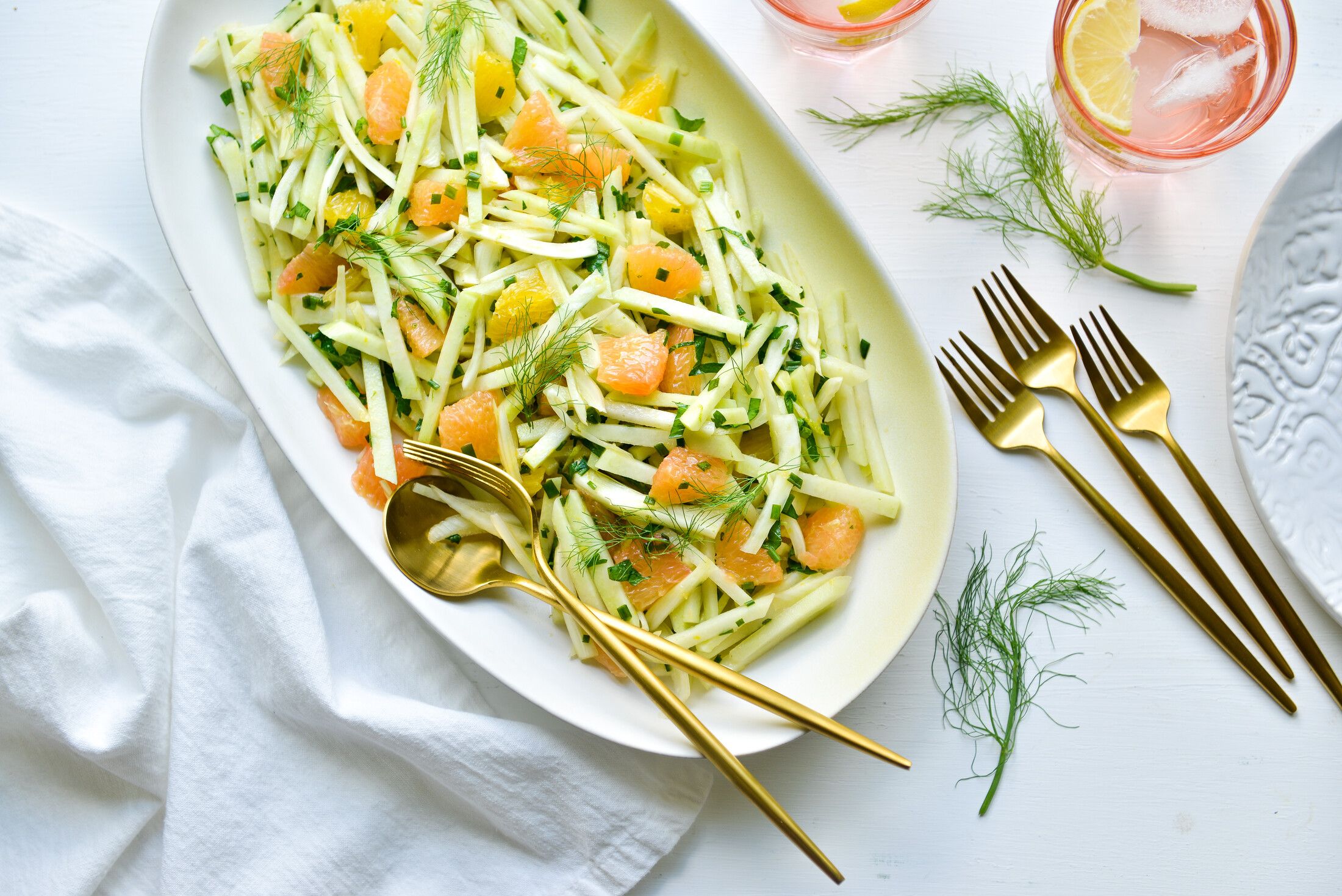 KOHLRABI FENNEL AND CITRUS SLAW-1