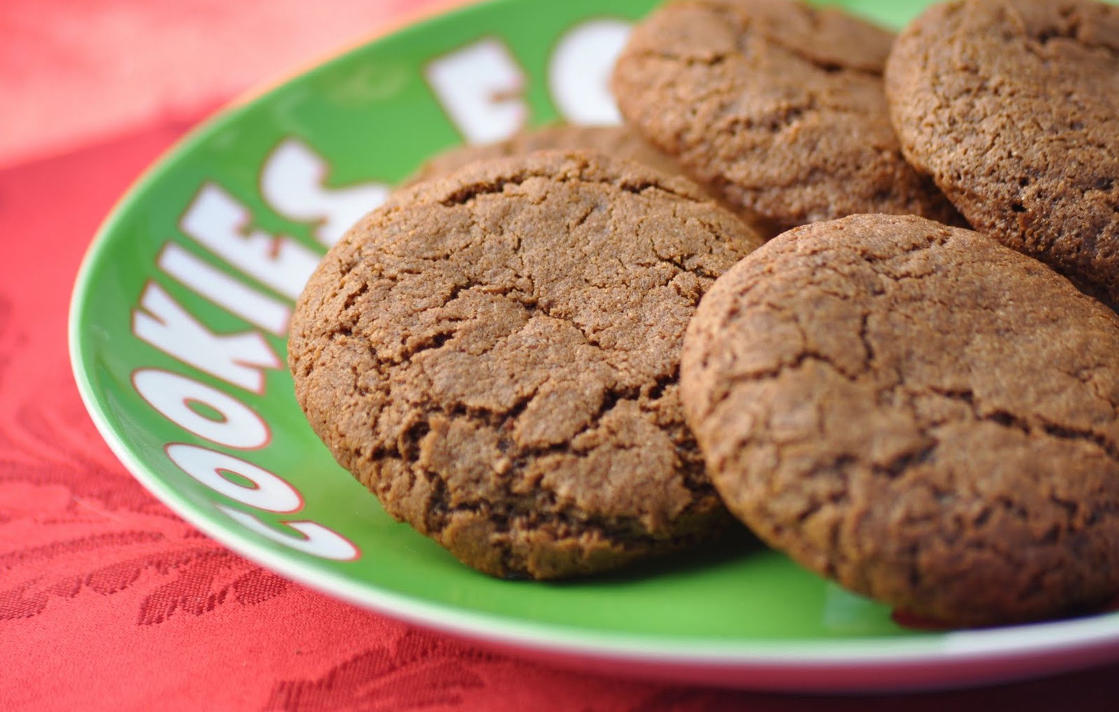 Vegan Gluten-Free Soft Molasses Cookies