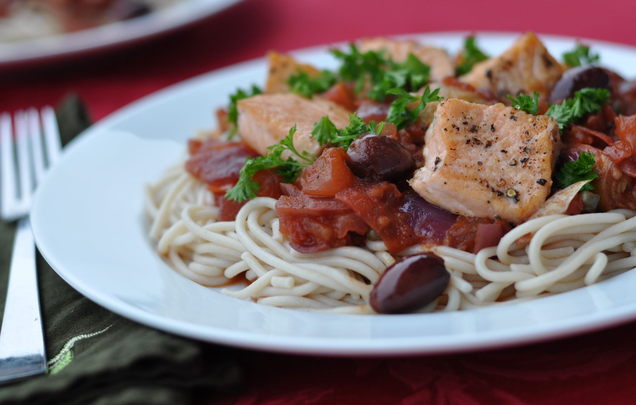 Salmon Puttanesca