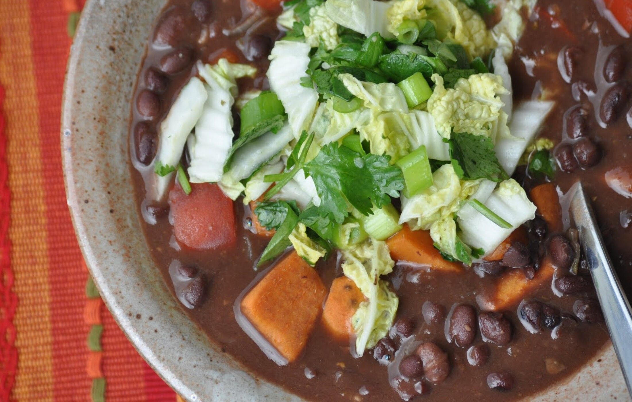 Chipotle Black Bean and Yam Stew