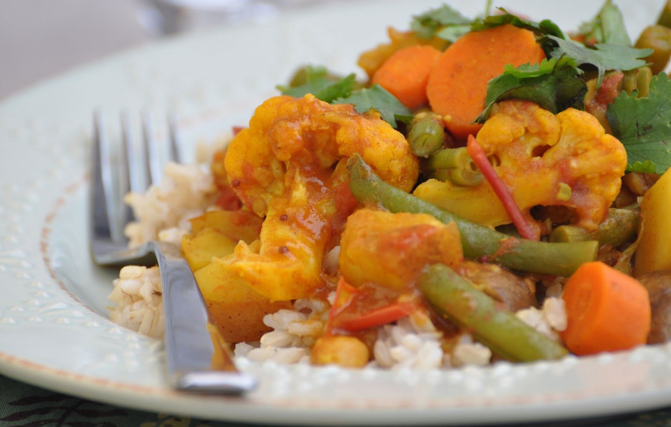 Fresh Vegetable Curry Vegan