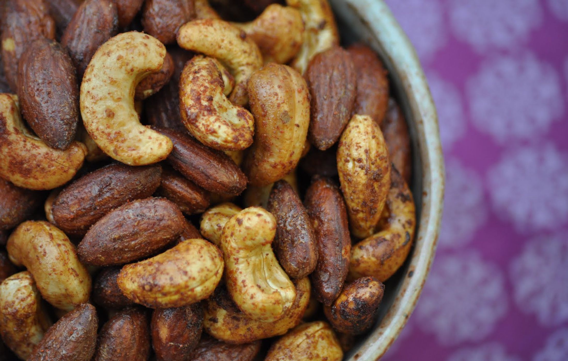 Smokey Soy-Free Tamari Roasted Nuts