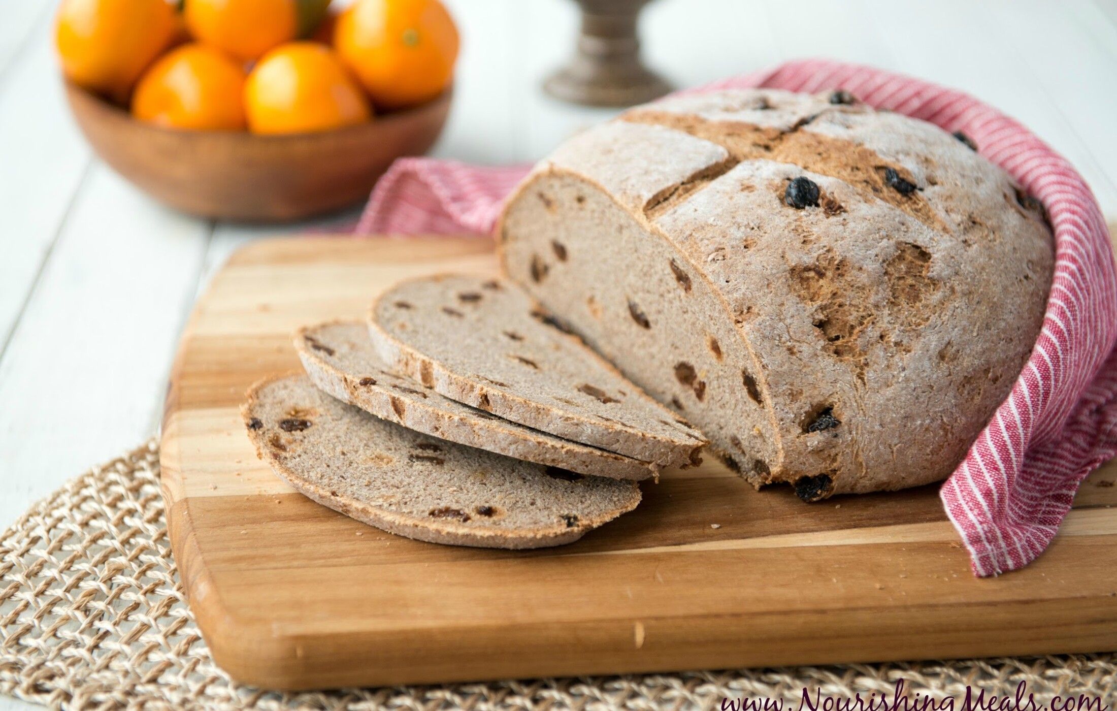 Gluten-Free Buckwheat Cinnamon Raisin Bread