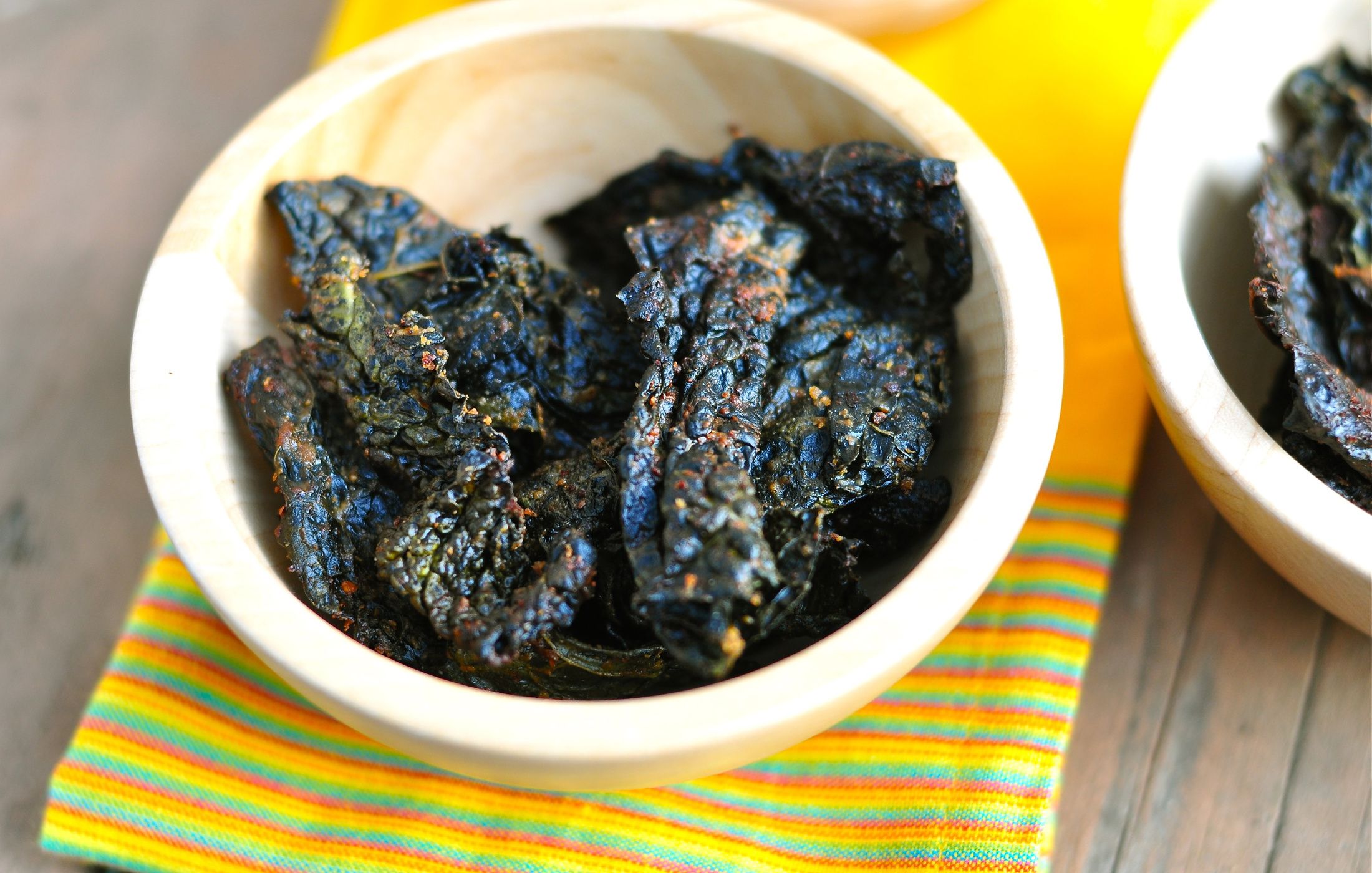 Sweet and Spicy Kale Chips