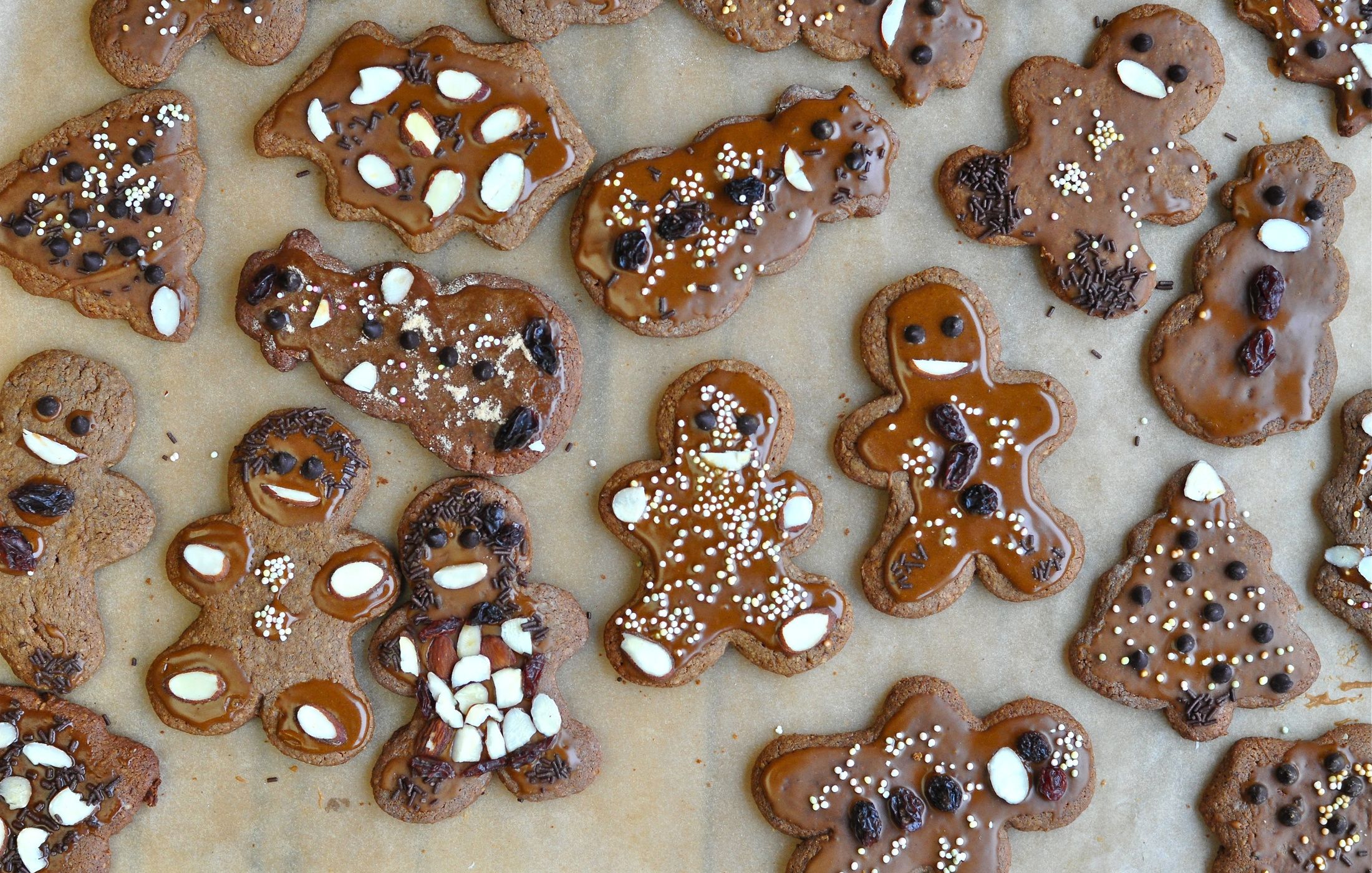 Gluten-Free Gingerbread Hazelnut Cut-Out Cookies