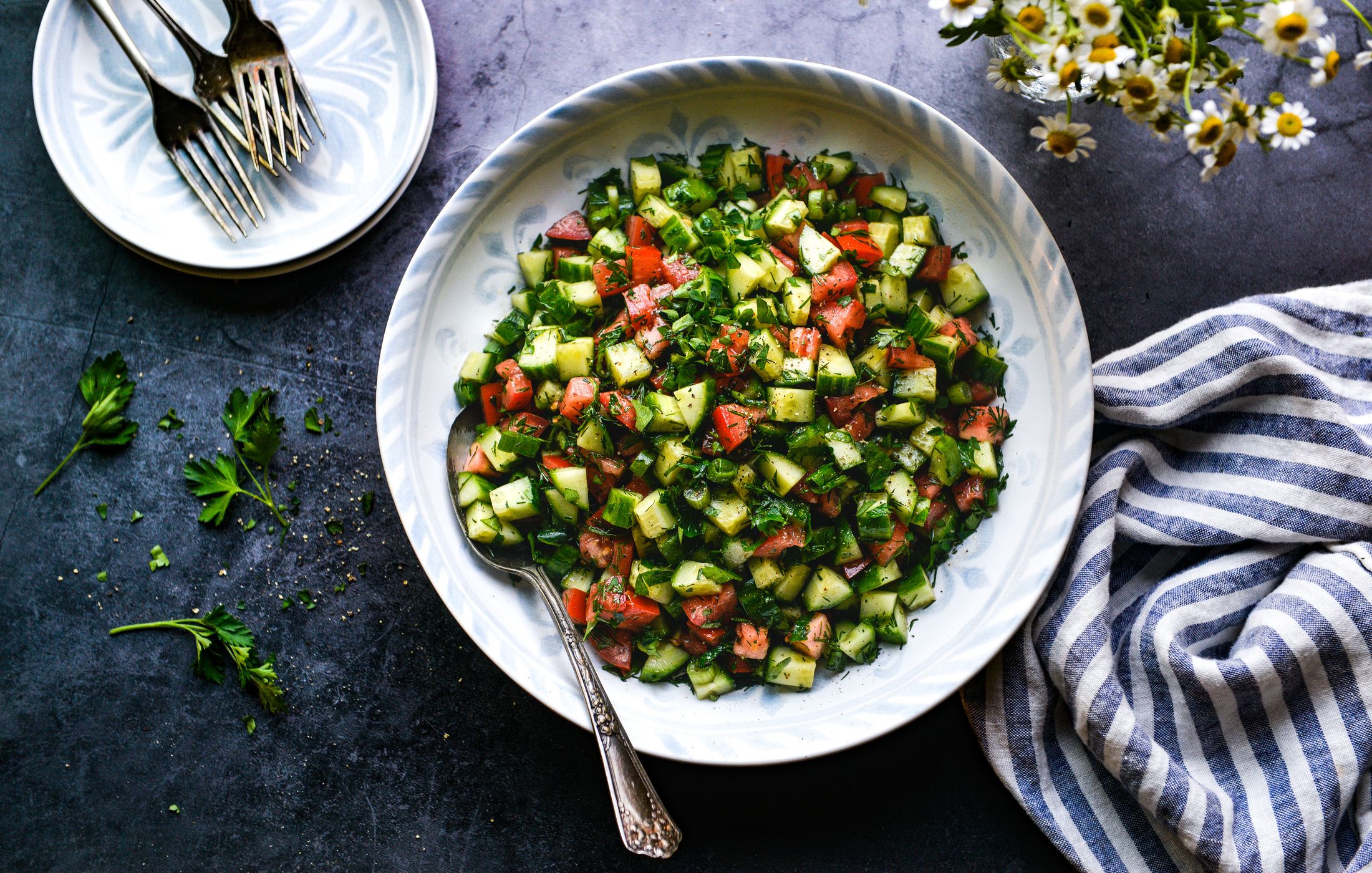 ARMENIAN TOMATO CUCUMBER SALAD-1