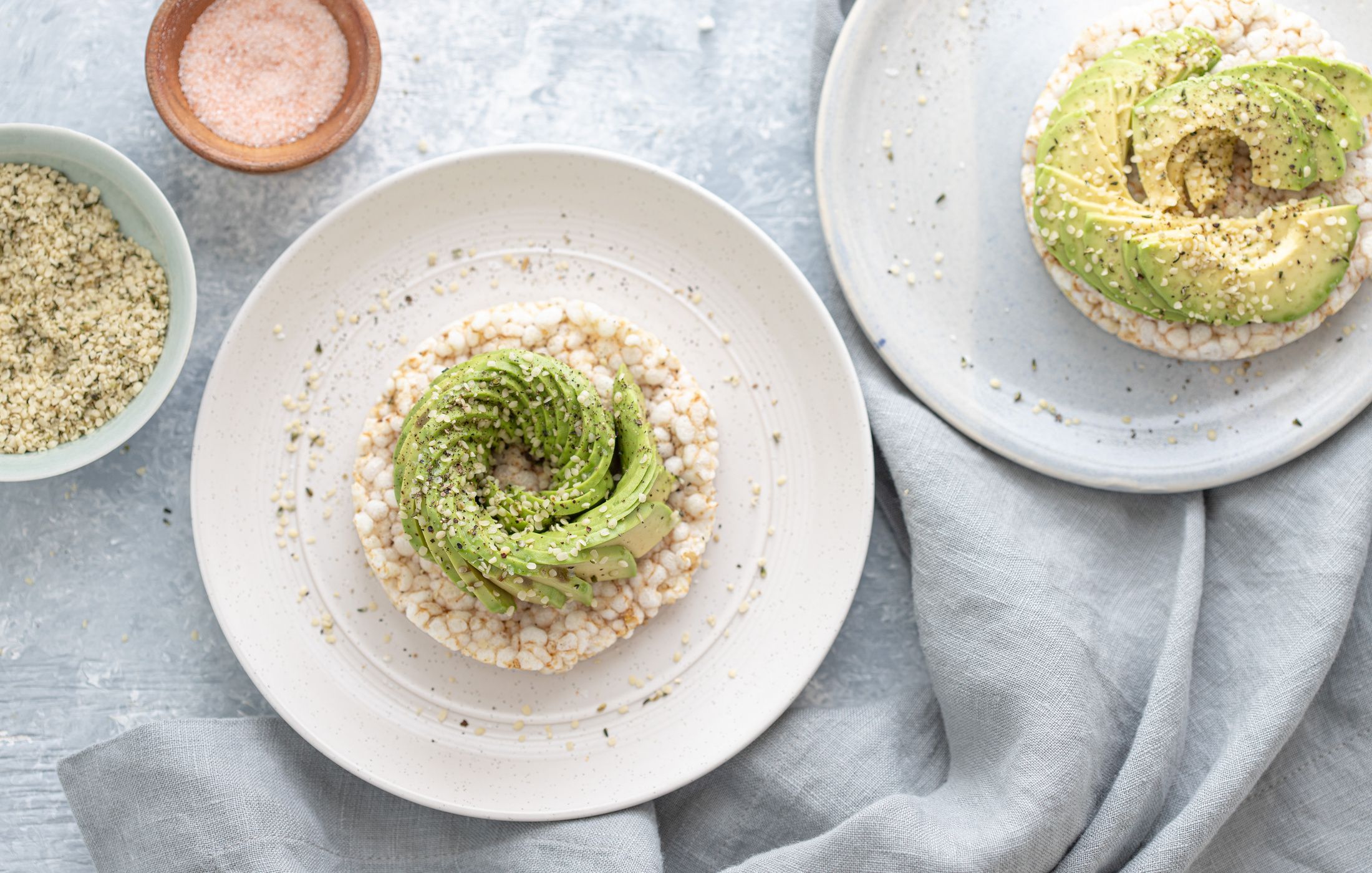 Avocado Rice Cakes