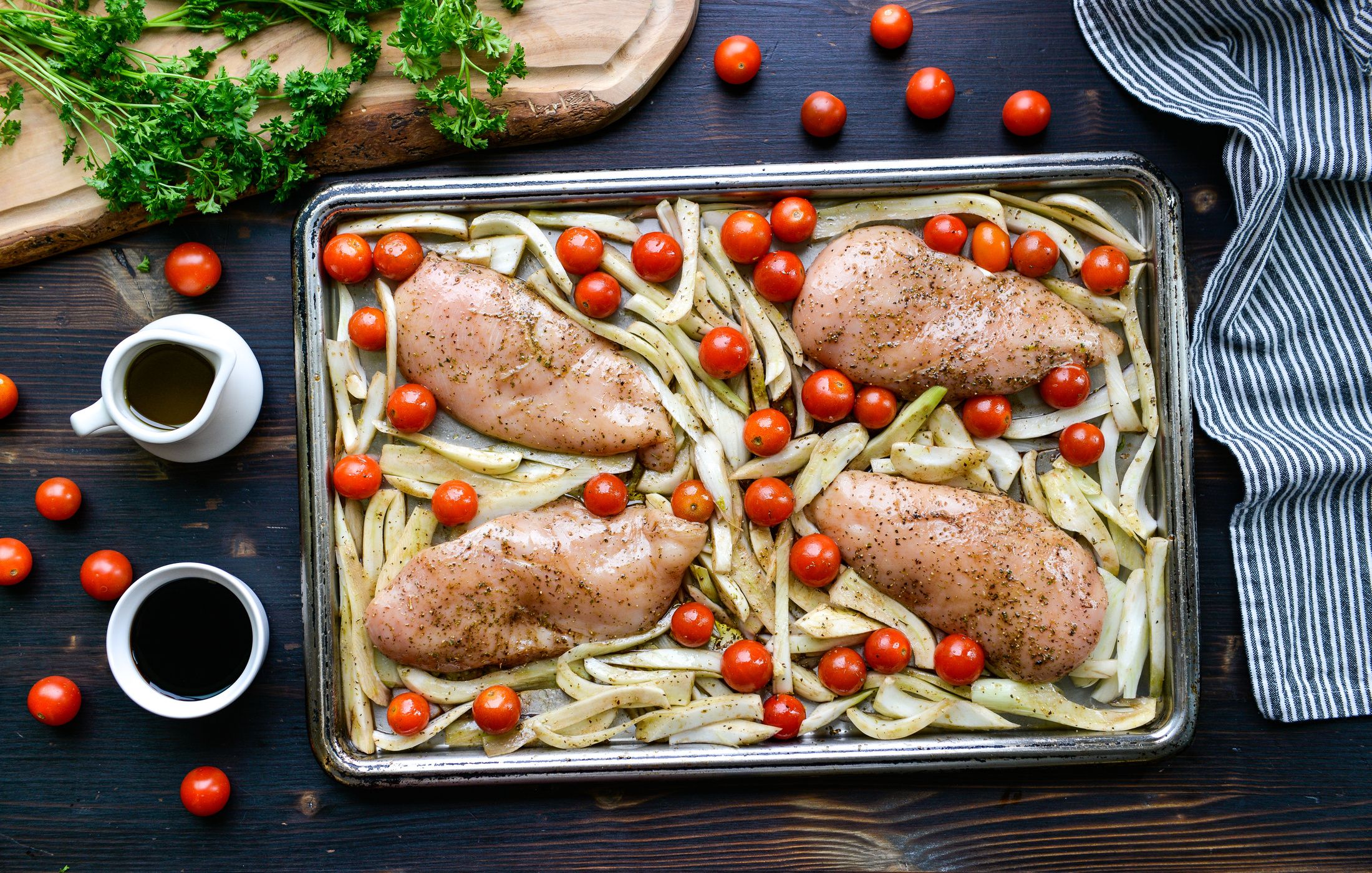BALSAMIC SHEET PAN CHICKEN AND FENNEL-1