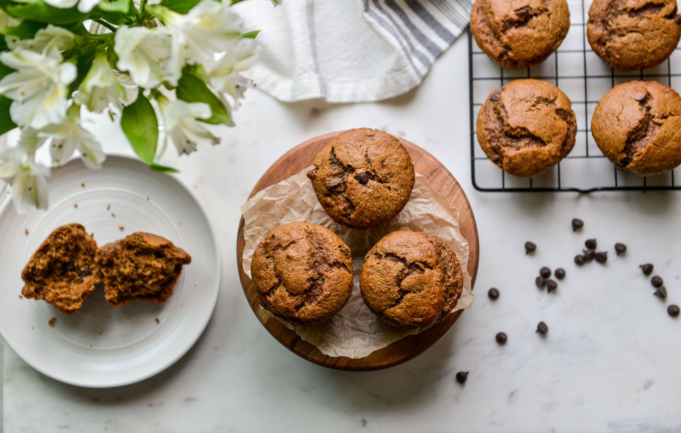 GLUTEN-FREE DAIRY-FREE BANANA CHOCOLATE CHIP MUFFINS-1