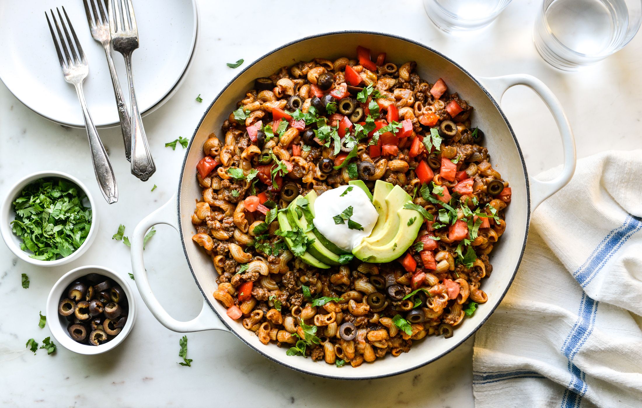 BEEF TACO NOODLE SKILLET GLUTEN-FREE DAIRY-FREE-1
