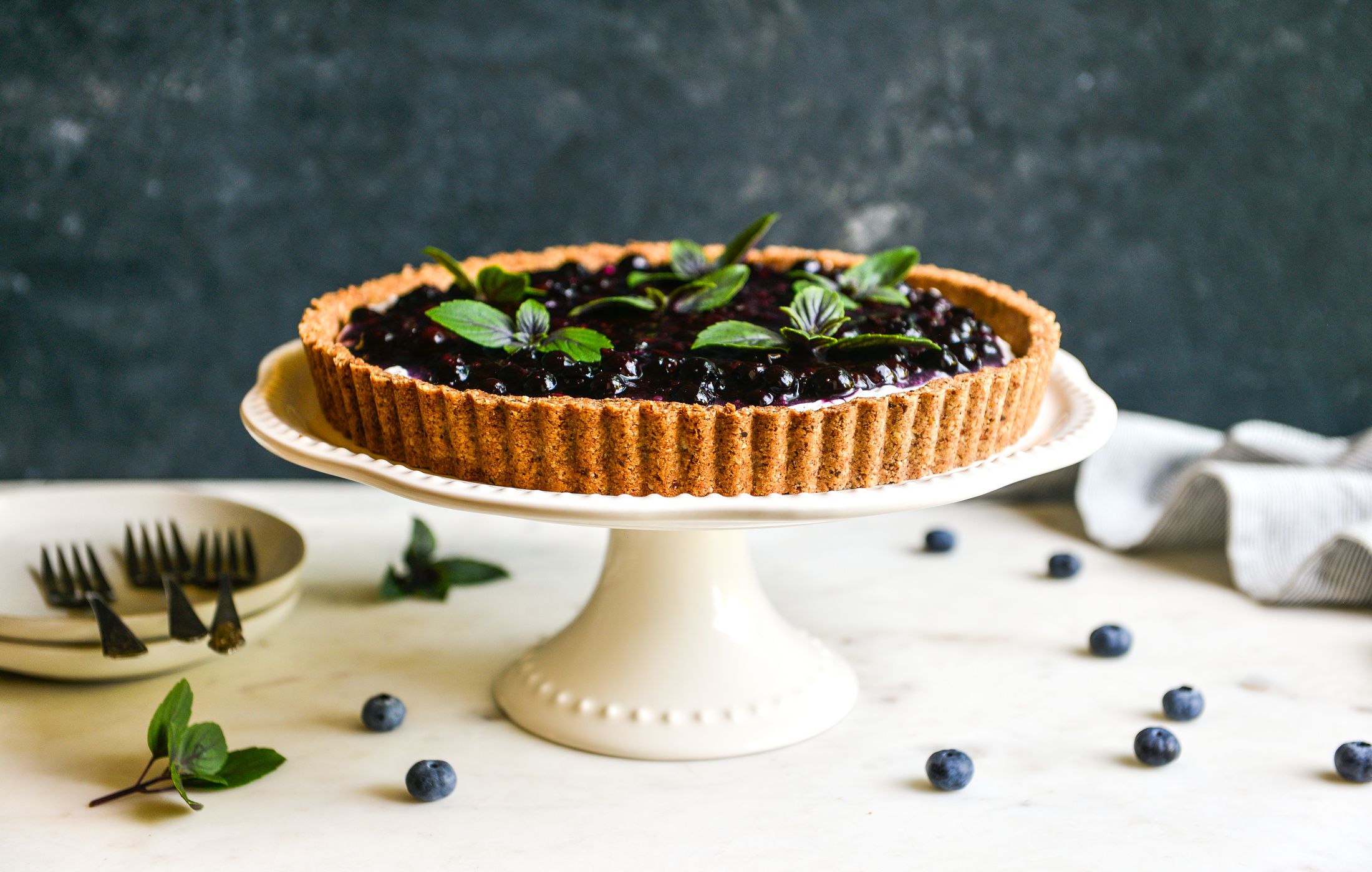 BLUEBERRY BASIL TART GLUTEN-FREE DAIRY-FREE VEGAN-4