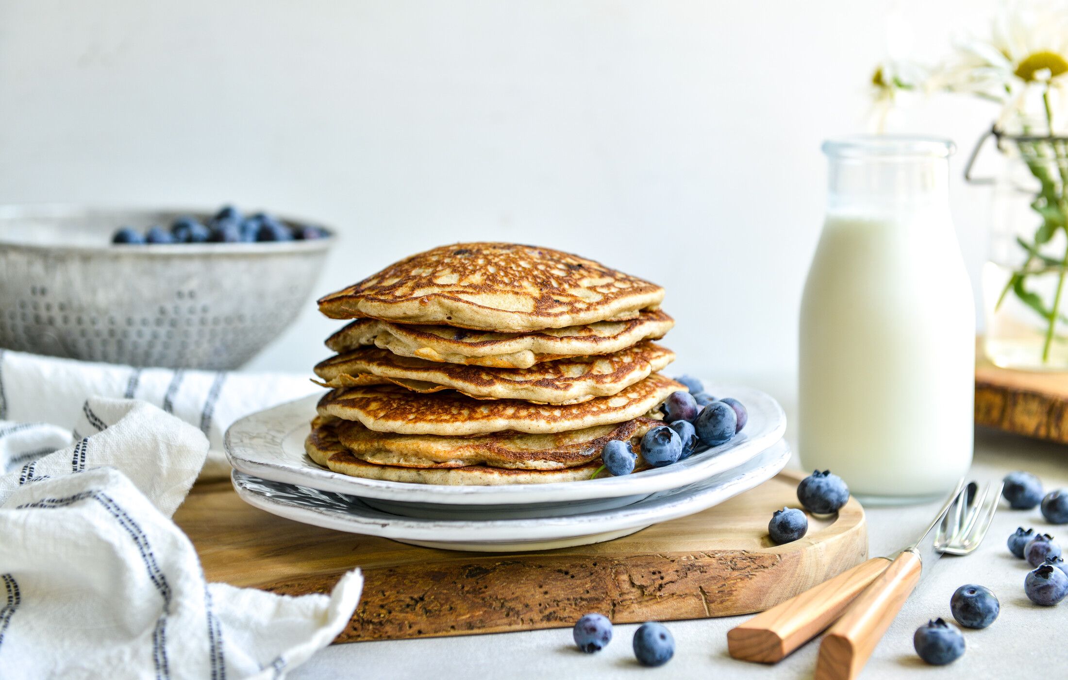 BLUEBERRY BUTTERMILK BUCKWHEAT PANCAKES-1